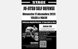 Stage Ju-jitsu / Self Défense Animé par Angella Messina