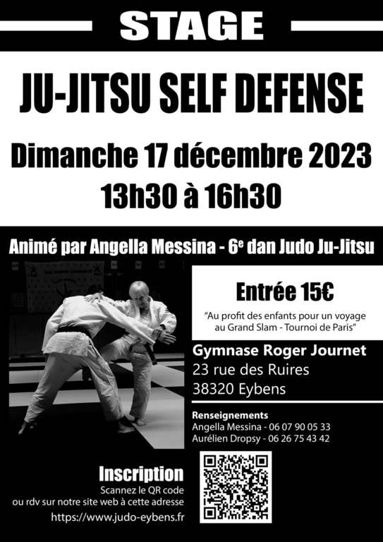 Stage Ju-jitsu / Self Défense Animé par Angella Messina