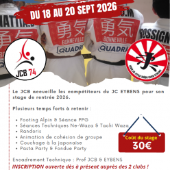 Stage Judo jeunes